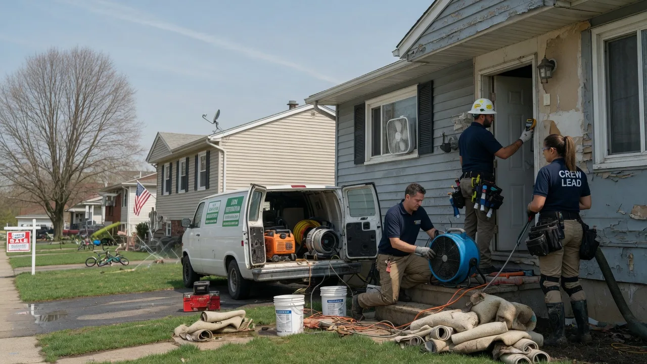 Flood Cleanup in Sacramento, PA near me