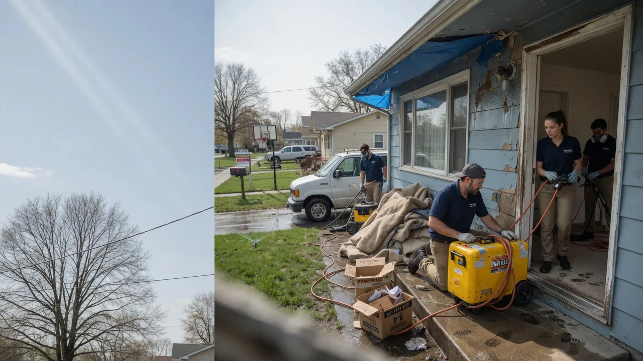 Basement Flood Cleanup in Sacramento, PA near me